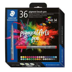 371C36 36-Color Pigment Brush Pen Set