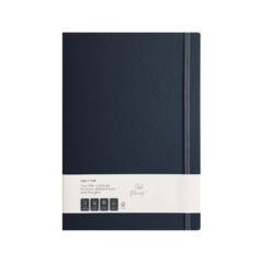 421095 Anteckningsbok Büngers Linjerat Svart A4