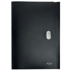 46220095 3-Klaffsmapp Leitz Recycle PP A4 Svart