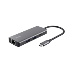 24968 USB-C Hub Trust 6 Portar