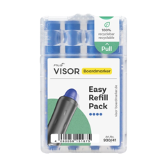 93041 Whiteboardpenna Pica Visor Blå 4-pack