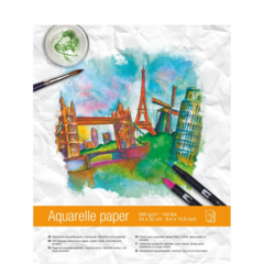 PBAQUA Akvarellblock Tombow 15st ark 24x32cm