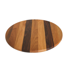 ATV350OVAL Serveringsbräda AT-Line Valnöt Ø 35cm