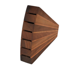 ATVKNIV Knivblock AT-Line för 6st knivar valnöt