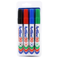EK90C4ASSORTED Artline 90 Permanent Marker