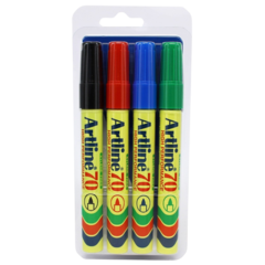 EK70C4ASSORTED Artline 70 Permanent Marker