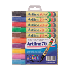 EK7010W Artline 70 Markers Set of 10
