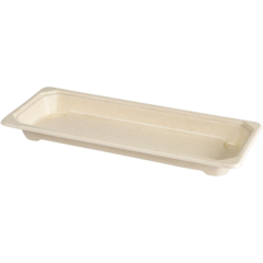 119205715 Sushi Container Slim Long BioPak 220x90x22mm