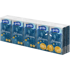 4770023 Näsdukar Grite 3-Lag 21x21cm