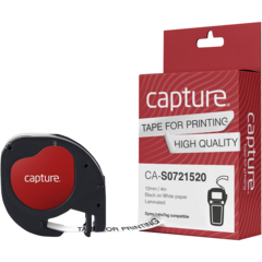 S0721520 Märkband Capture Letra Vit Pap