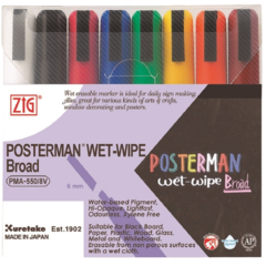 PMA550V8 PostermanWet-Wipe 6mm8/e