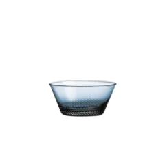 AID14537 Raw Swirl Glasskål blå 12,5cm