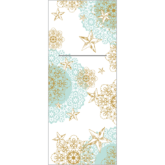 AM89102 Bestickservett Linclass Sternenschein Jul 40x40cm