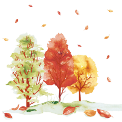 AM106381 Autumn Forest Napkin by Linclass