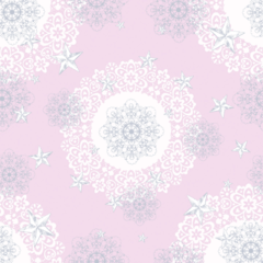 AM89122 Bordsduk Sternenschein rosa/si