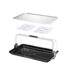 HE871775 Rolltop Display Hendi 46,5x31,5x19,5cm