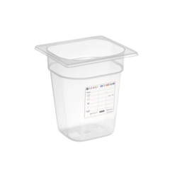 HE401 Plastkantin Hendi GN 1/6 transparent