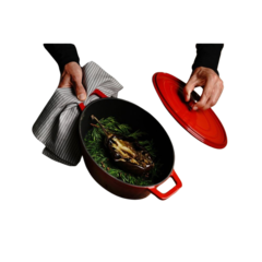 HE626849 Gjutsjärnsgryta Emaljerad