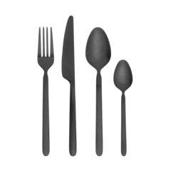 BL64195 Bestickset Stella 16 del Svart