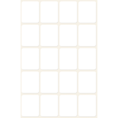 AN3043 Etikett Handskrivning 22x18mm