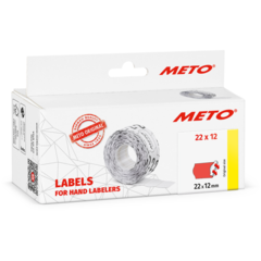 AN9506157 Prisetikett permanenta 22x12mm Röd