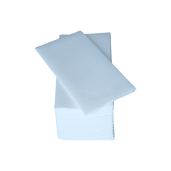 126000 Serviet Premium Hvid 1/8-vægt 40x40cm