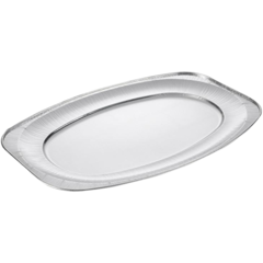 16265220199066 Oval Serving Platter Aluminum 54.5x36cm