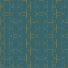 119204442 Serviett Golden Deco 40x40cm*