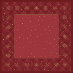 119208480 Snibbduk Duni Rhombus Bordeaux 84x84cm