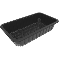 7350014000 Tråg Faerch PP Svart K73-50 224x133x50mm