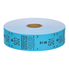 TI1010BLÅB Garderobsbiljett 501-1000 Blå