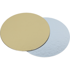 1052208 Cake tray 220mm Premium Gold/Silver