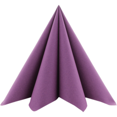 101223 Servett Premium Ljuslila 40x40cm 1/4-vikt