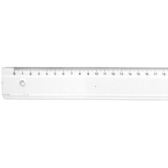 11400000 Linjal klar plast M+R 40cm