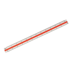 16320010 Skala M+R 1:100 :200 :250 30cm