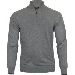 NI28163 Stickad Tröja 1/4zip Brighton*