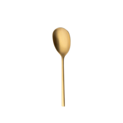 12IBIMG512 Salad Spoon Sola Ibiza Satin Gold 206mm