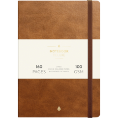 92746300 Notatbog Burde Deluxe A5 brun