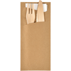 119211049 Serviett Sachetto Eco Brown*