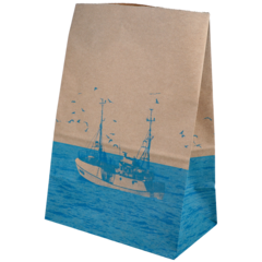 77161 Brown Large Cash Bag 180x110x260mm