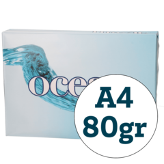 153073 Kopieringspapper 80g Hålat A4