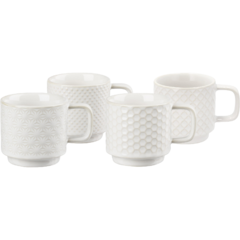 VC14239 Espressokopp Elstra 4-Pack Vit