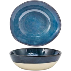 DBO163BLP22 Skål Blå/Beige Artefact 1,4L