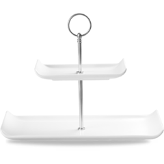 CHC239 Serveringsfat Churchill Plate Towers Vit