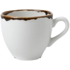 HVNACEB91 Espressokopp Vit/Brun 10cl