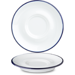 PRI1712X9147 Espressofat G. Benedikt Retro Blå kant 12cm