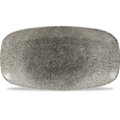 RKBQXO141 Tallrik Avlång Raku 29,8cm