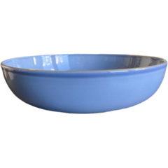 BLO4320K901 Tallrik djup Blocho Rondo Blå med prickar och rand 21cm