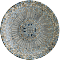 LUCMZBLM23CK Tallrik Djup Bonna Mosaik 23cm