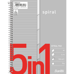 400054660 Indexblock Bantex 5in1 A5 linjerat